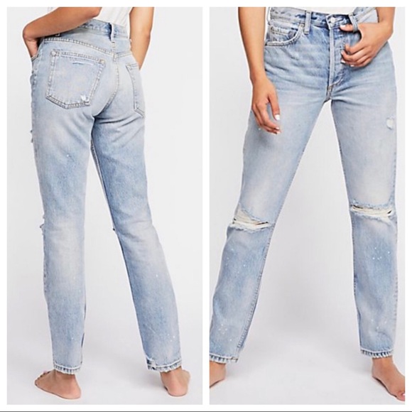 BOYISH High Rise Skinny in Easy Rider By Anthropologie. - Picture 1 of 9